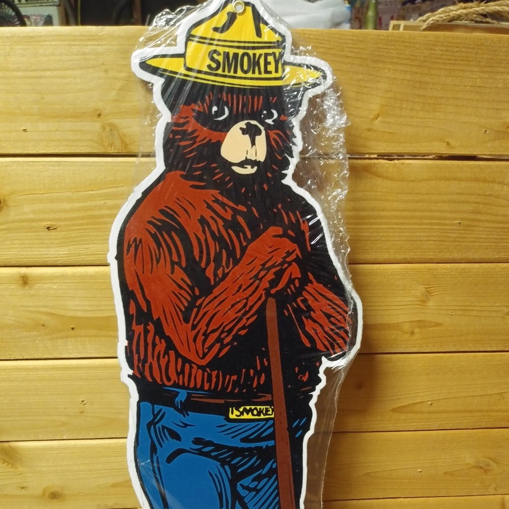 - Smokey Bear metal sign 16 "